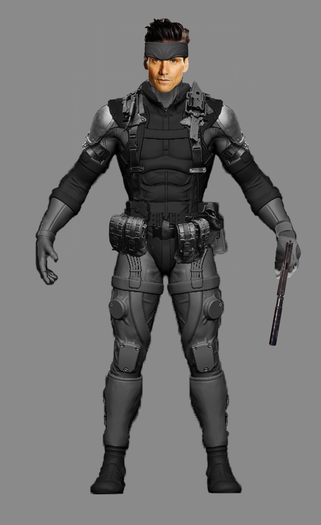 solid snake concept art - ArtStation - Frank Grillo as Solid Snake - Metal Gear Solid