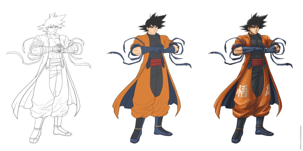dbz concept art - ArtStation - Goku concept