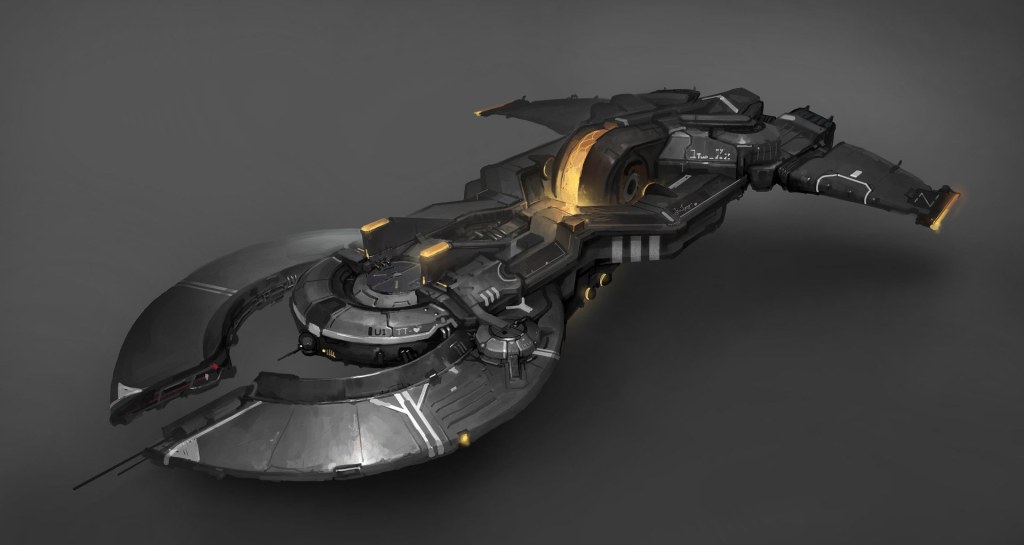 starship concept art - ArtStation - study, Yuan Fang  Space ship concept art, Starship