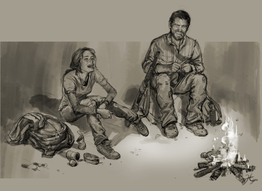 joel and ellie concept art - ArtStation - The Last of Us : Ellie and Joel