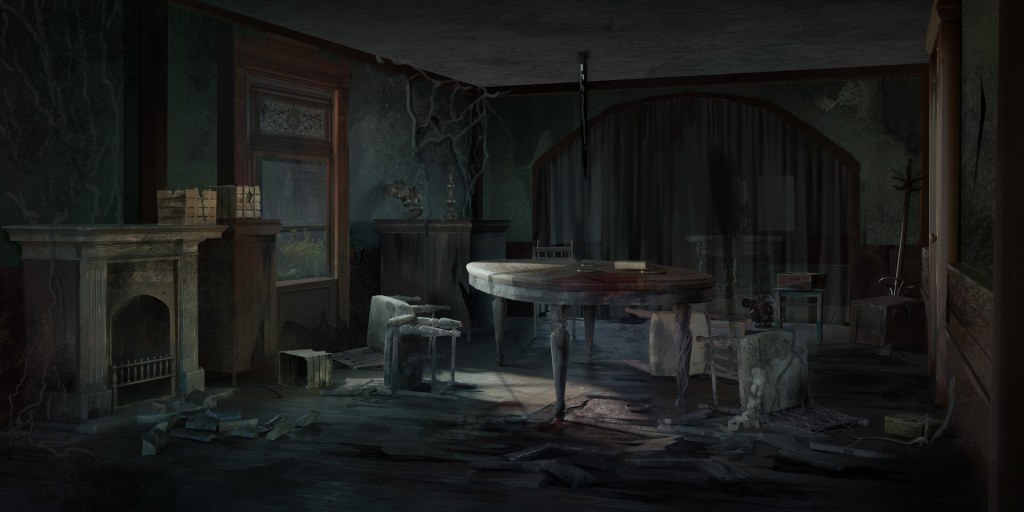 haunted house concept art - ArtStation - Victorian Haunted House concept