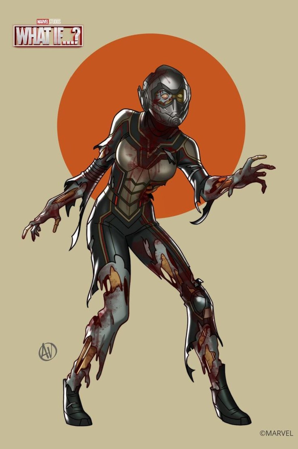 marvel zombies concept art - ArtStation - Zombie Wasp - WHAT IF?, Amelia Vidal  Marvel