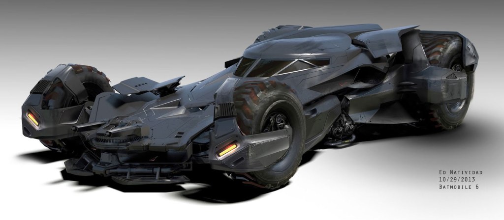 batmobile concept art - Batman v Superman