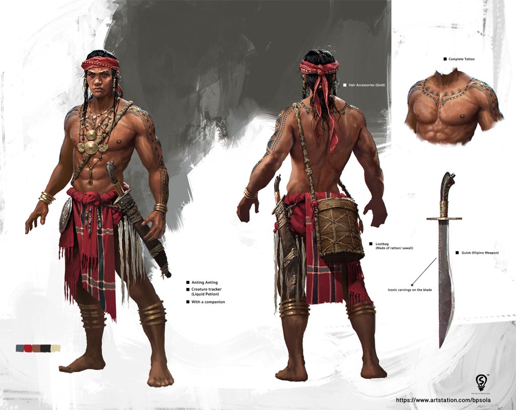 character concept art - Bryan Sola - Main Game character Concept art (st Pass)