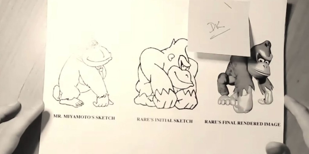 donkey kong concept art - Donkey Kong Country Concept Art Revealed by Former Rare Employee