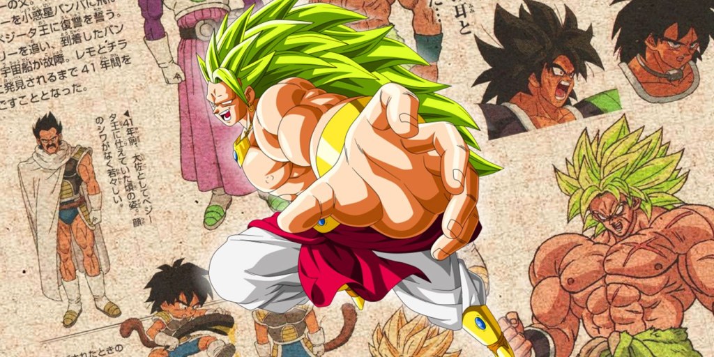 broly concept art - Dragon Ball Concept Art Proves OG Broly Could Have Been Even STRONGER