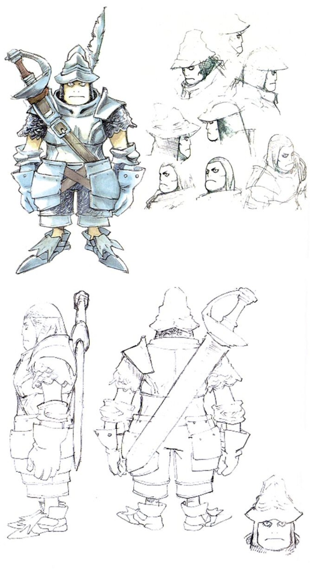 ff9 concept art - Final Fantasy IX Concept Art - Adelbert Steiner  Final fantasy