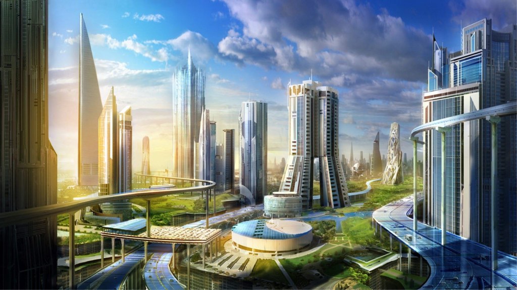 futuristic city concept art - Futuristic City Concept Art