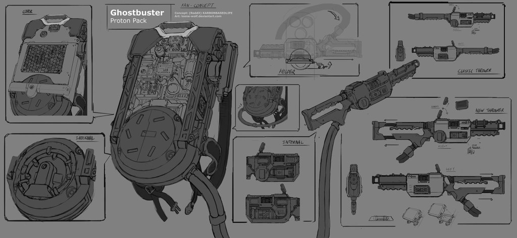 proton pack concept art - Ghost Busters Proto-pack Concept done by Kevin Koesnodihardjo