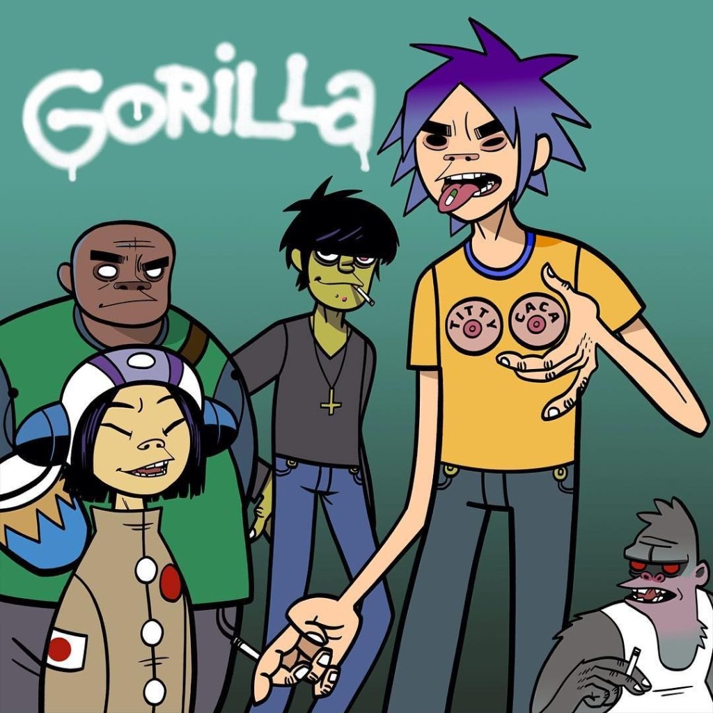 gorillaz concept art - gorillaz phase   Gorillaz, Gorillaz art, Monkeys band