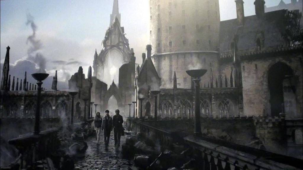 hogwarts concept art - Harry Potter Studio Tour, London - Concept Art & Miniatures