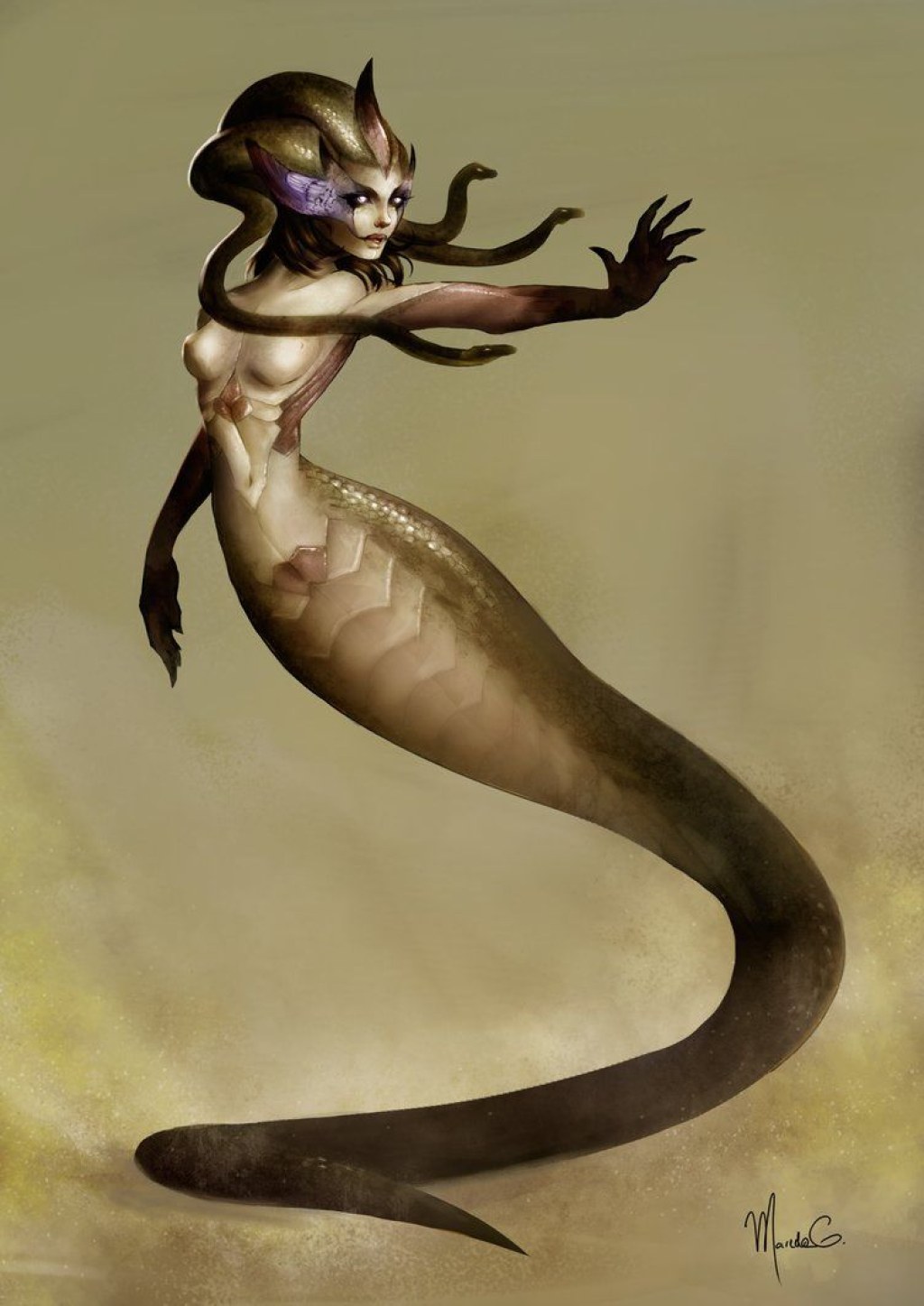medusa concept art - Medusa - Concept Art  Medusa art, Greek mythological creatures