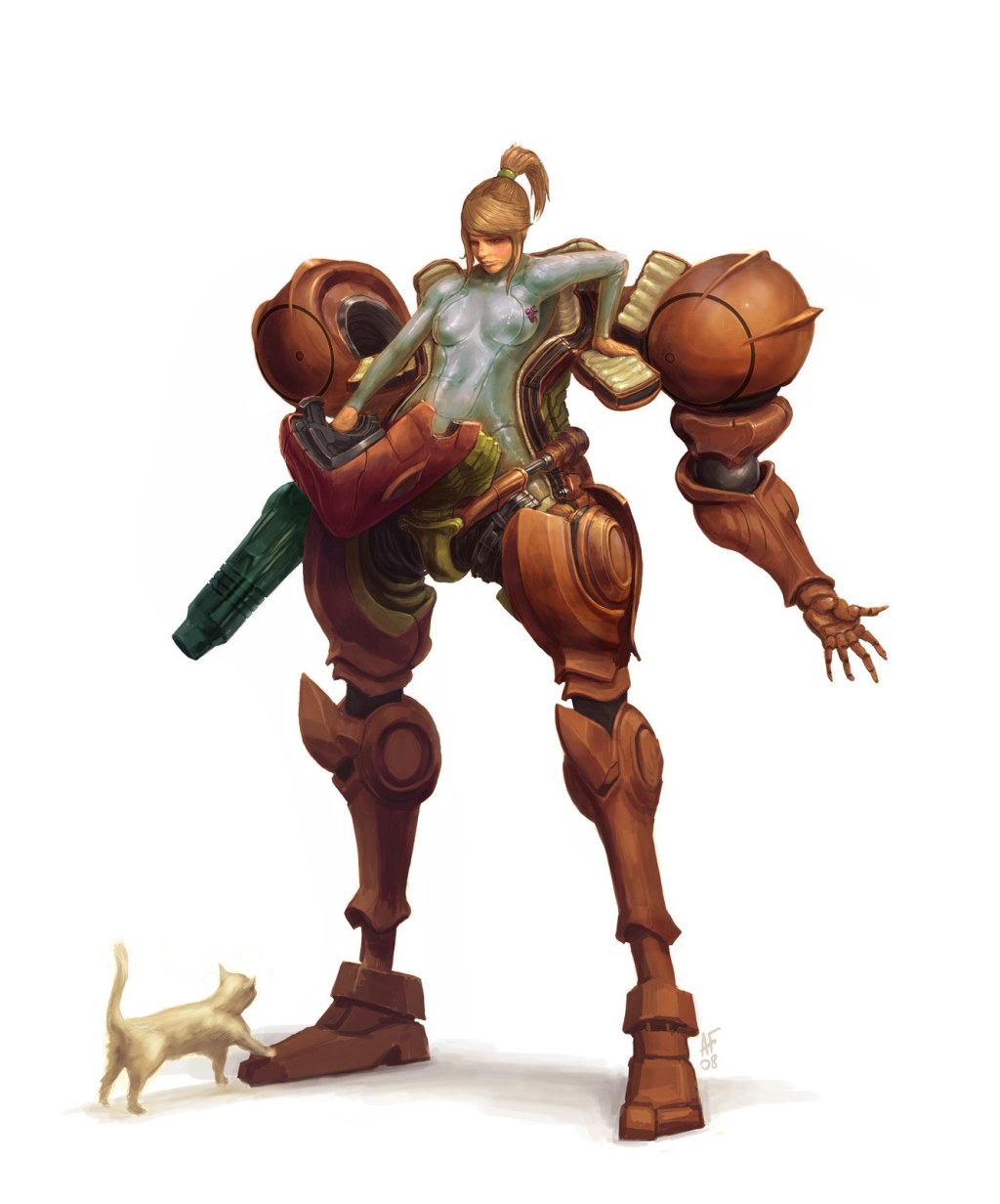 samus concept art - Metroid concept art from Bioware artist - Metroid Prime