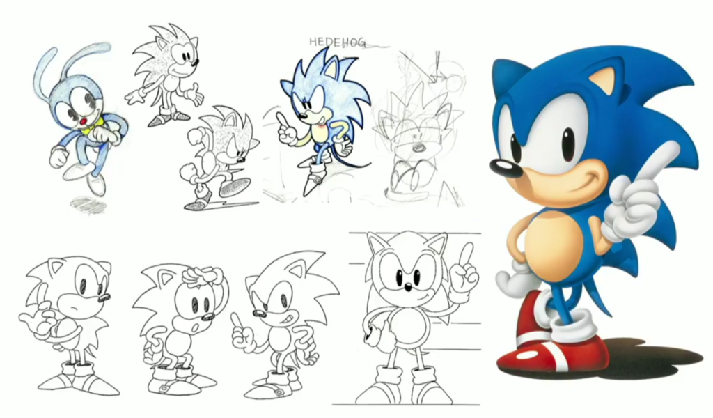 classic sonic concept art - New concept art for Sonic & friends through the ages shown at th