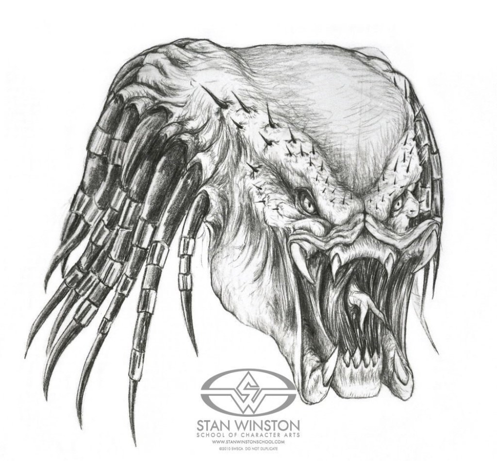 original predator concept art - Predator Movie - Making the Predator Behind-the-Scenes  Stan