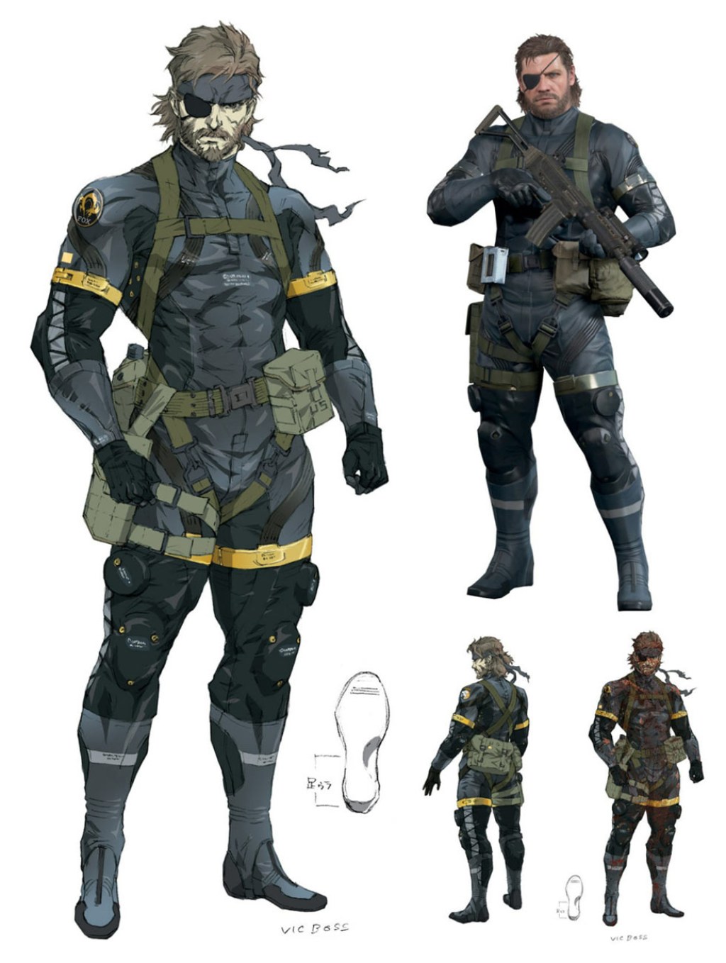 solid snake concept art - Snake Concept Art - Metal Gear Solid V Art Gallery