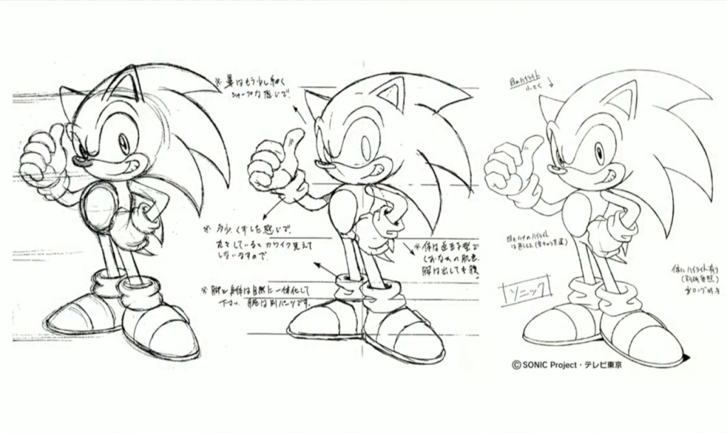 sonic x concept art - Sonic X concept art