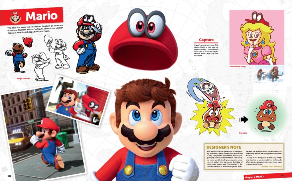 mario concept art - The Art of Super Mario Odyssey artbook preview - Polygon