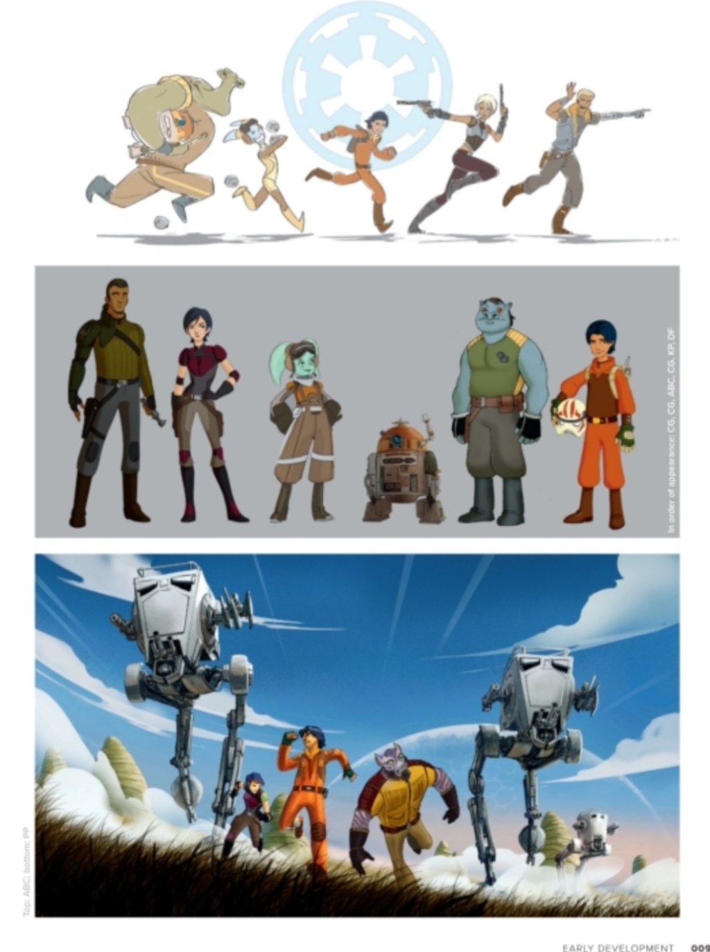 star wars rebels concept art - The Ghost Crew early concept art from the Art of Star Wars Rebels
