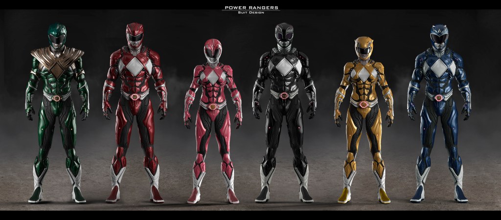 power rangers suit concept art - The Influences Behind the Cancelled Power Rangers Game 