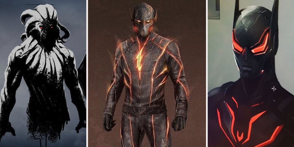 superheroes concept art - Unused Superhero Concept Art That Would Have Completely Changed